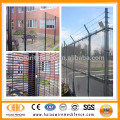 Anping factory galvinized & polyester painting anti climb airport 358 high security fence